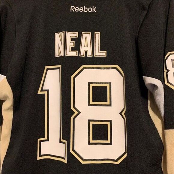 PITTSBURGH PENGUINS JAMES NEAL SIZE YOUTH L/XL REEBOK JERSEY - Picture 2 of 6